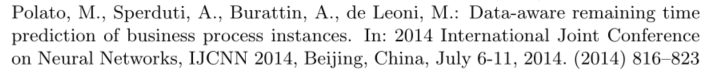 Data-aware remaining time prediction of business process instances